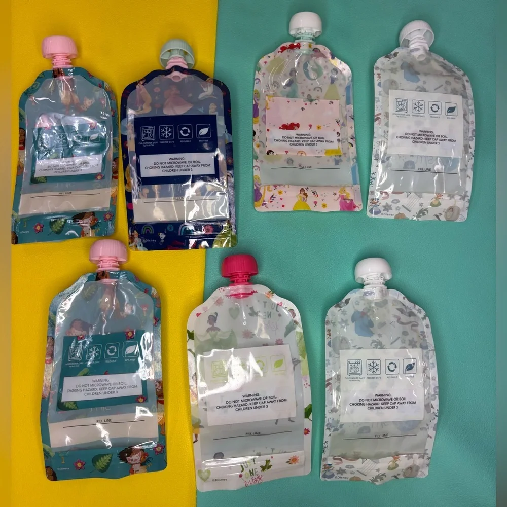 Simple Modern Disney‎ Princess Reusable Baby Food Pouches for Toddlers
